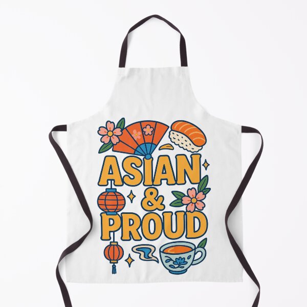 Item preview, Asian and Proud Icons with Sushi, Tea, and Cherry Blossoms designed and sold by Aryabek.