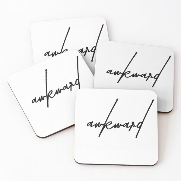 Item preview, Sarcastic Bold Typography Quote – AWKWARD designed and sold by ReggieDior.