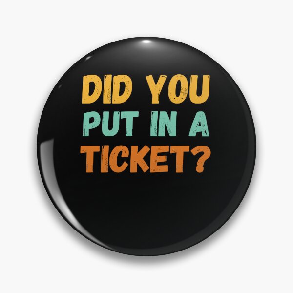 Item preview, Retro Did you put a ticket? in funny IT software worker designed and sold by snowry.