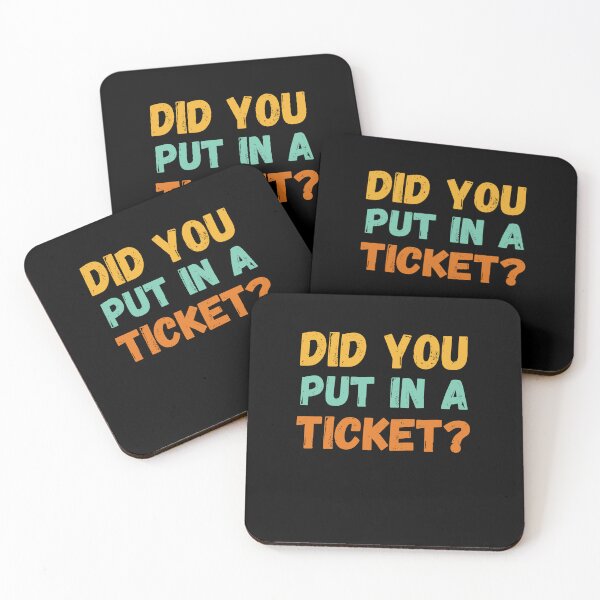 Item preview, Retro Did you put a ticket? in funny IT software worker designed and sold by snowry.