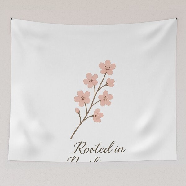 Item preview, Rooted in Resilience Cherry Blossom Branch for AAPI Strength designed and sold by Aryabek.