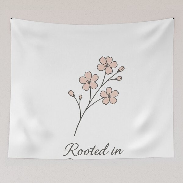 Item preview, Rooted in Resilience Minimalist Cherry Blossom Visual for AAPI Month designed and sold by Aryabek.