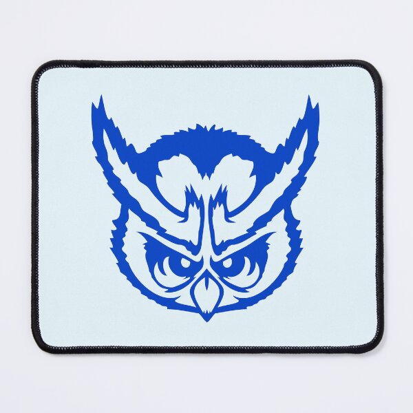 Item preview, Owl looks evil dangerous cool face head comic fun designed and sold by shirt-o-mat.