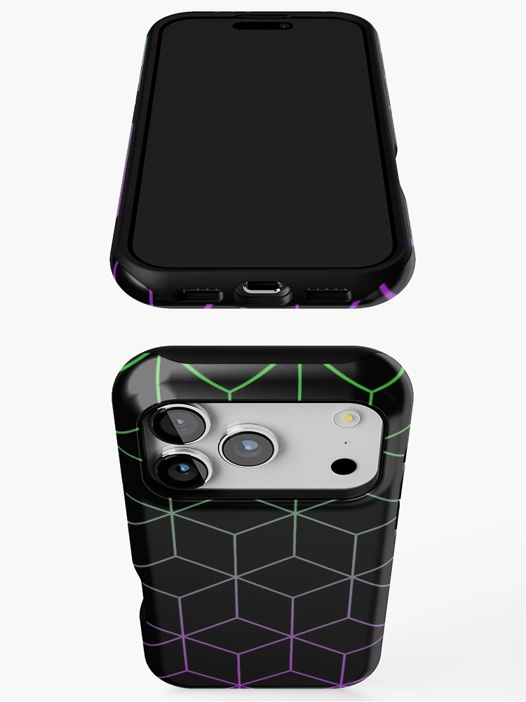Thumbnail 3 of 4, iPhone Case, Modular Abstract Pattern designed and sold by Megaera8.