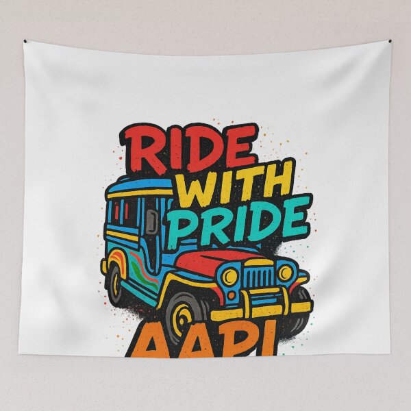 Item preview, Ride With Pride AAPI Jeepney Filipino Asian Celebration designed and sold by Aryabek.