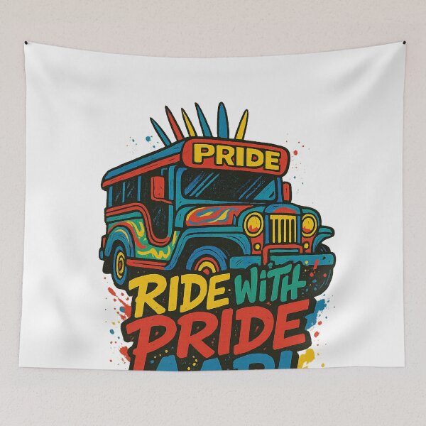 Item preview, AAPI Pride Jeepney Parade Filipino Asian Heritage designed and sold by Aryabek.