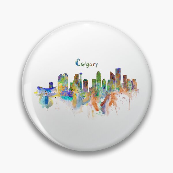 Item preview, Calgary Splash – Bold Skyline Colors designed and sold by caracatita75.