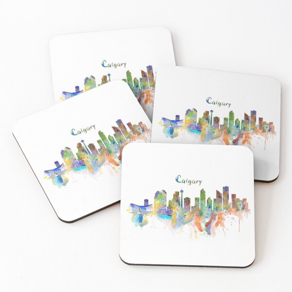 Artikelvorschau, Calgary Splash – Kräftige Skyline-Farben entworfen und verkauft von caracatita75.
