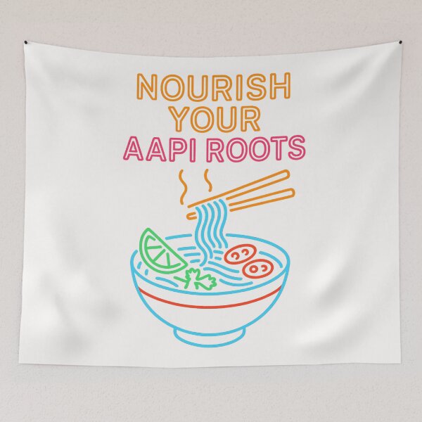 Item preview, Nourish Your AAPI Roots Neon Ramen Bowl Asian Food Culture designed and sold by Places On Earth.