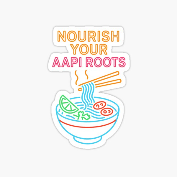 Item preview, Nourish Your AAPI Roots Neon Ramen Bowl Asian Food Culture designed and sold by Places On Earth.