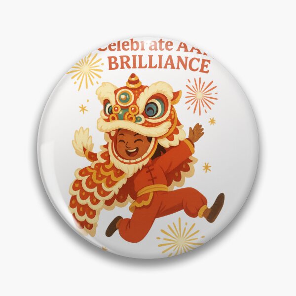 Item preview, Celebrate AAPI Brilliance Lion Dance Chinese New Year Kids designed and sold by Places On Earth.