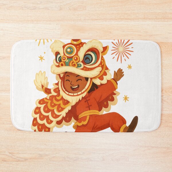 Item preview, Celebrate AAPI Brilliance Lion Dance Chinese New Year Kids designed and sold by Places On Earth.
