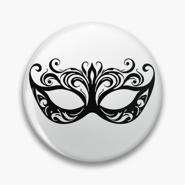 Item preview, Elegant Venetian Masquerade Mask – Black Ornate Costume Art designed and sold by SylvieVibes.