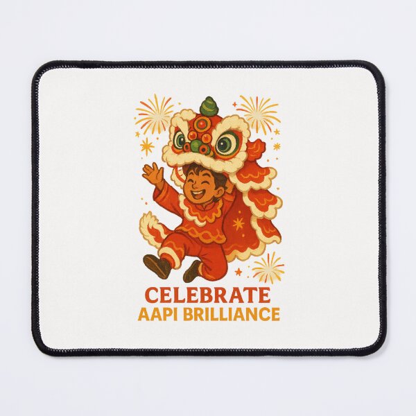 Item preview, Celebrate AAPI Brilliance Joyful Lion Dance Festive Kid designed and sold by Places On Earth.