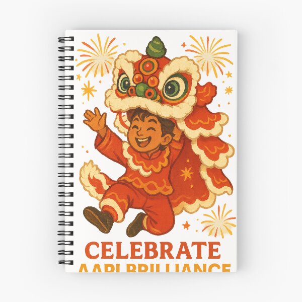 Item preview, Celebrate AAPI Brilliance Joyful Lion Dance Festive Kid designed and sold by Places On Earth.