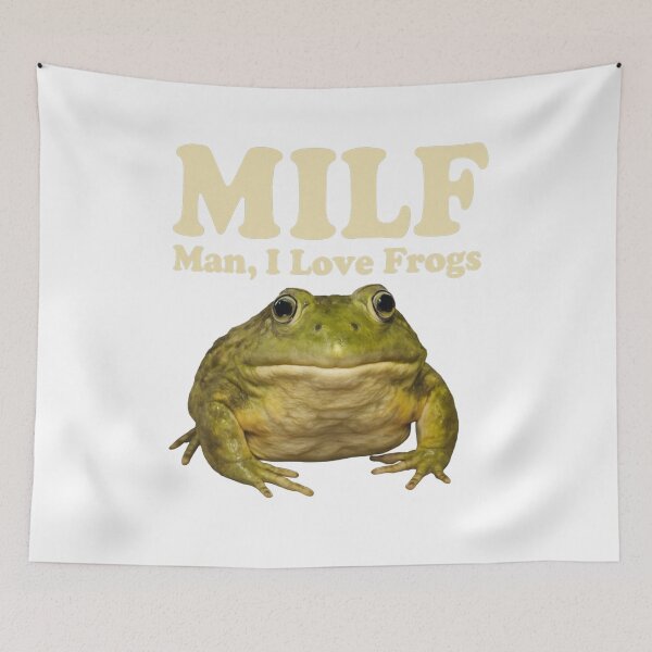 Item preview, MILF Frog Meme Design designed and sold by MoonWhisker4.