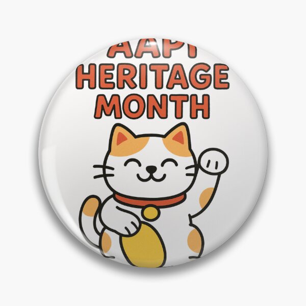 Item preview, AAPI Heritage Month Maneki Neko Lucky Cat Japanese Symbol designed and sold by Places On Earth.