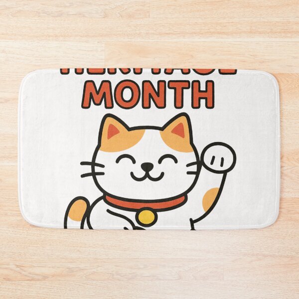 Item preview, AAPI Heritage Month Maneki Neko Lucky Cat Japanese Symbol designed and sold by Places On Earth.