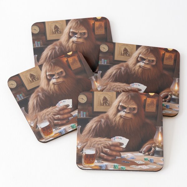 Item preview, "Bigfoot’s Poker Night: Legends and Aces" designed and sold by mustardseed-410.