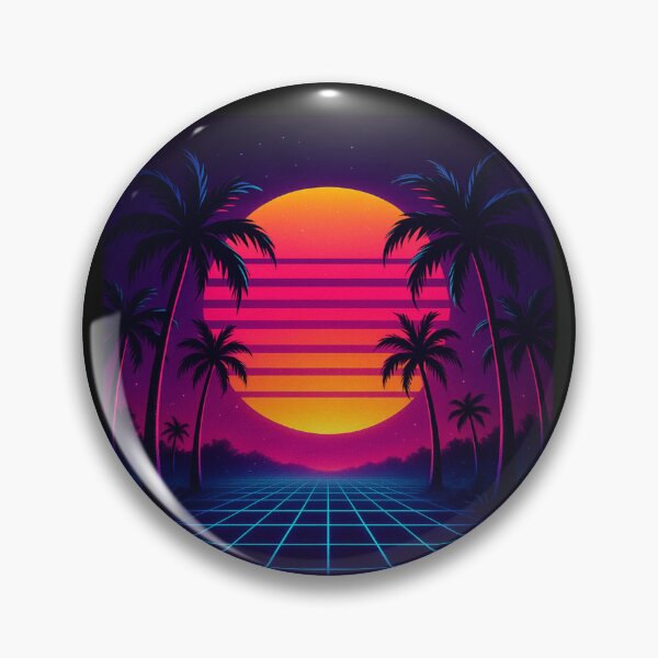 Artikelvorschau, Neon Dreams – Vaporwave Sonnenuntergangsgitter T-Shirt entworfen und verkauft von Laugh & Rewind .