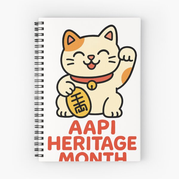 Item preview, AAPI Heritage Month Fortune Cat Japanese American Culture designed and sold by Places On Earth.