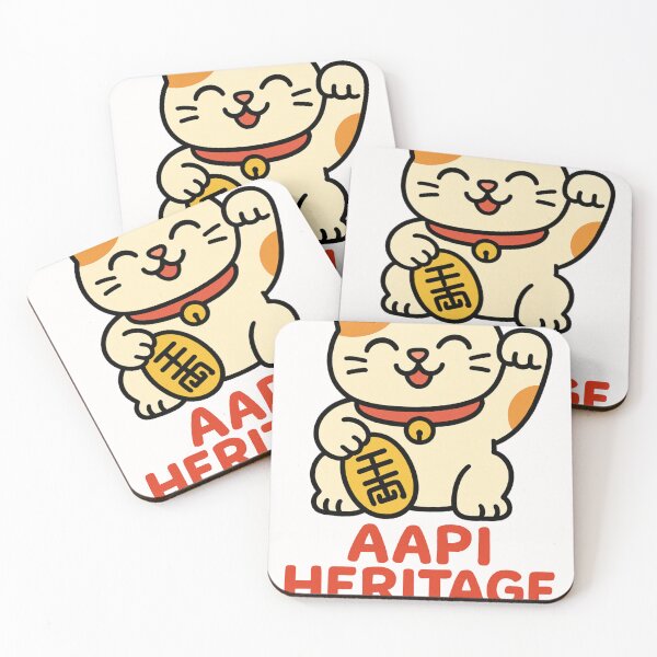 Item preview, AAPI Heritage Month Fortune Cat Japanese American Culture designed and sold by Places On Earth.