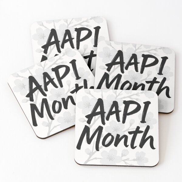 Item preview, AAPI Month Cherry Blossom Calligraphy Black White Art designed and sold by Places On Earth.