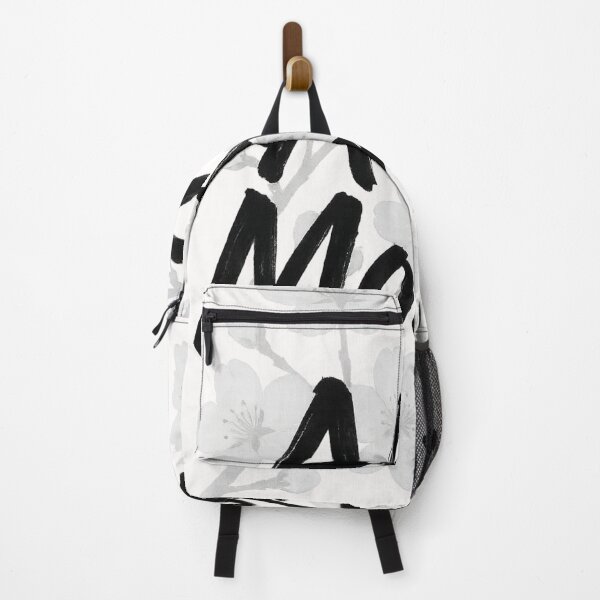 Item preview, AAPI Month Cherry Blossom Calligraphy Black White Art designed and sold by Places On Earth.
