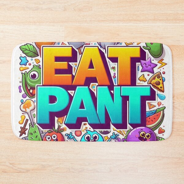 Item preview, eat pant Sticker designed and sold by imagesandicons.