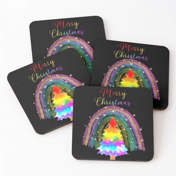 Item preview, Queer LGBT Rainbow Merry Christmas designed and sold by Infuriating.