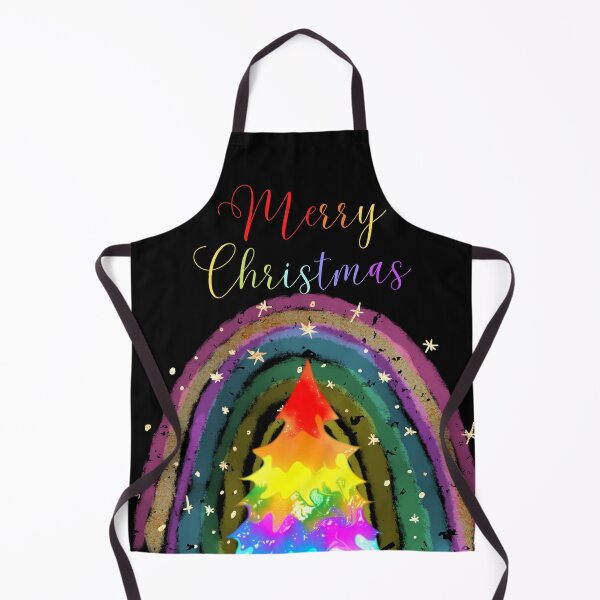 Item preview, Queer LGBT Rainbow Merry Christmas designed and sold by Infuriating.