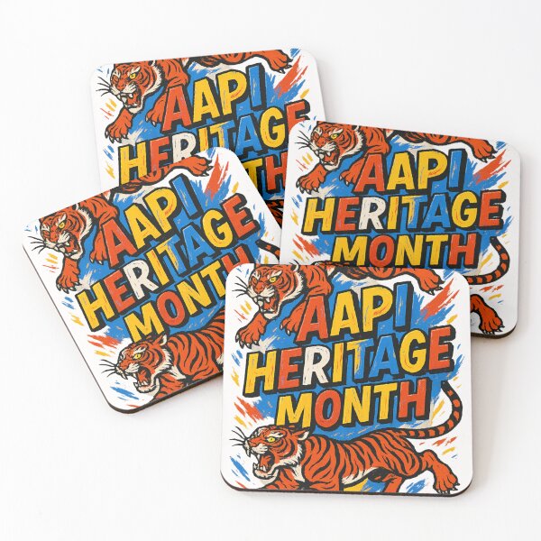 Item preview, AAPI Heritage Month Twin Tigers Asian and Proud designed and sold by Places On Earth.