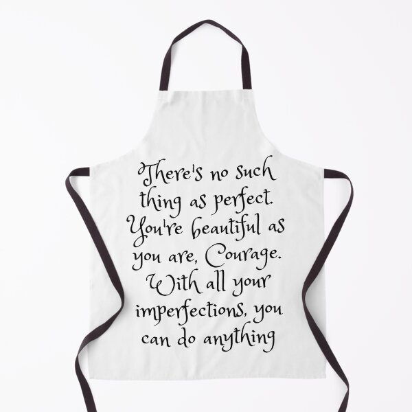 Item preview, Courage the Cowardly Dog, Fish quote about Perfection  designed and sold by Megaera8.