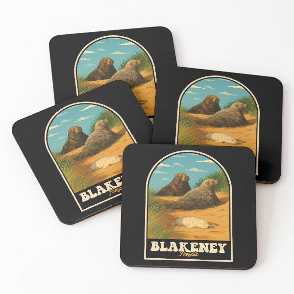 Item preview, Blakeney Norfolk Seal Watching Vintage Wildlife Travel Poster designed and sold by JackCurtis1991.
