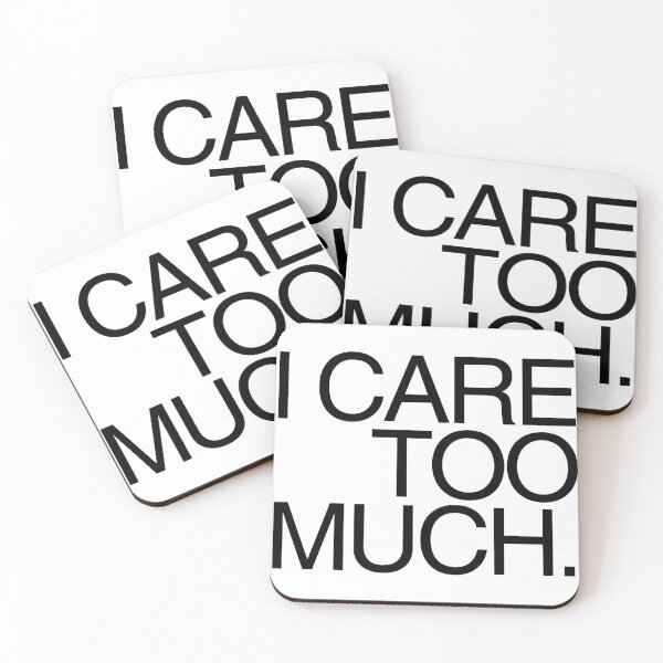 Item preview, Warning: I care too much. designed and sold by Starving  Artist.