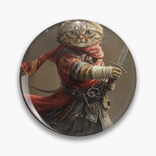 Item preview, Ottoman-Style Cat Ready to Fight designed and sold by MelaDizayn.