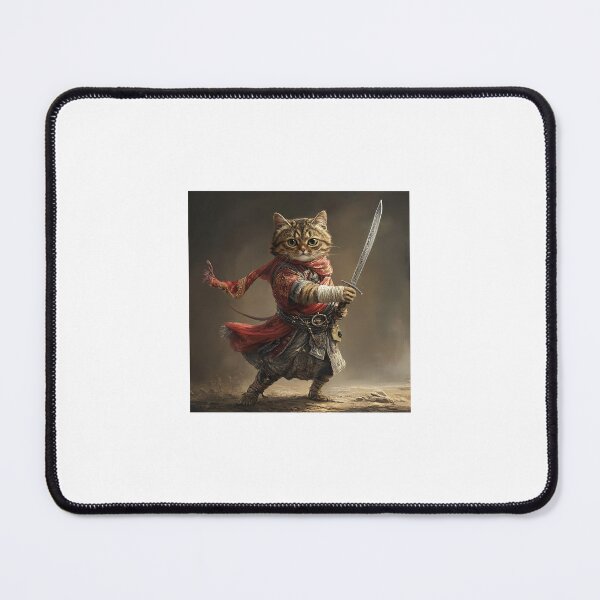 Item preview, Ottoman-Style Cat Ready to Fight designed and sold by MelaDizayn.