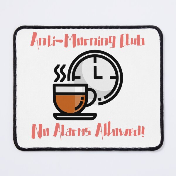 Item preview, Anti-Morning Club Unisex Cotton Tee, Coffee Lover Gift, Morning Person Humor, Weekend Vibes, Relaxed Fit, Unique Tee - Morning Sickness designed and sold by UsandCoDesigns.
