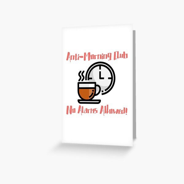 Item preview, Anti-Morning Club Unisex Cotton Tee, Coffee Lover Gift, Morning Person Humor, Weekend Vibes, Relaxed Fit, Unique Tee - Morning Sickness designed and sold by UsandCoDesigns.