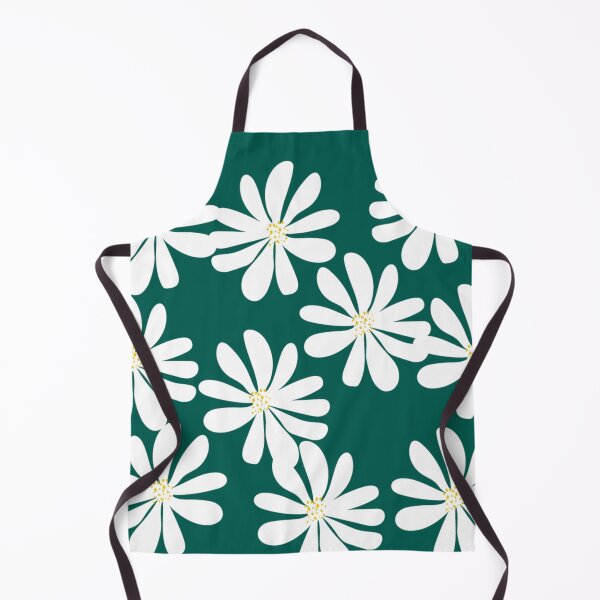 Item preview, A vibrant design featuring white daisies on a green background designed and sold by Nature  Nblossom.