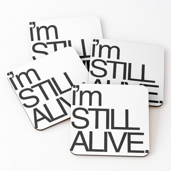 Item preview, The I'm Still Alive Sticker Tshirt designed and sold by Starving  Artist.