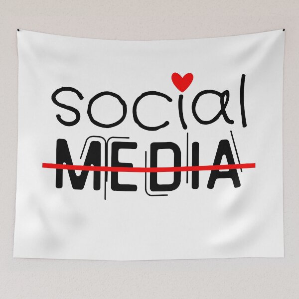Item preview, We heart being SOCIAL!  designed and sold by Starving  Artist.