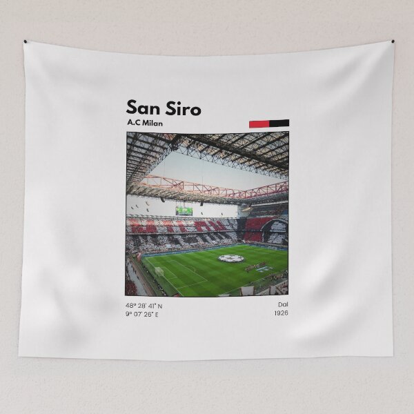 Artikelvorschau, San Siro – Mailänder Stadionplakat entworfen und verkauft von Sarabinala.