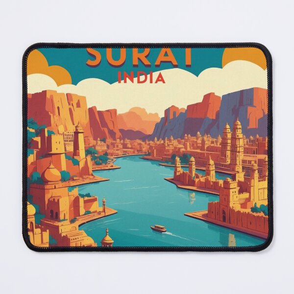 Item preview, Surat Chinchwad India Vintage Travel Tourism  designed and sold by TravelersGems.
