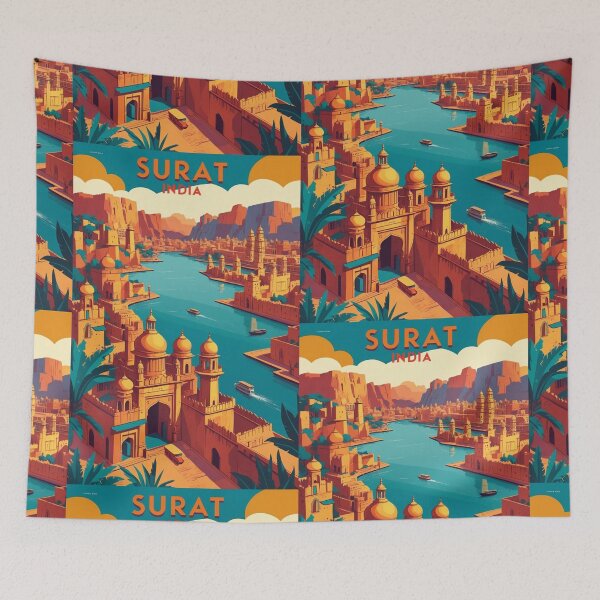 Item preview, Surat Chinchwad India Vintage Travel Tourism  designed and sold by TravelersGems.