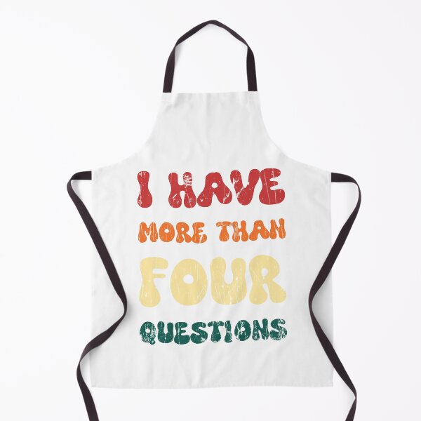 Item preview, I Have More Than Four Questions Shirt, Funny Passover, Funny Curiosity T-Shirt designed and sold by SultanKing.