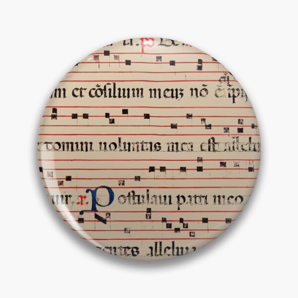 Item preview, Gregorian Chant Medieval Manuscript No. 1 designed and sold by Pixelchicken.