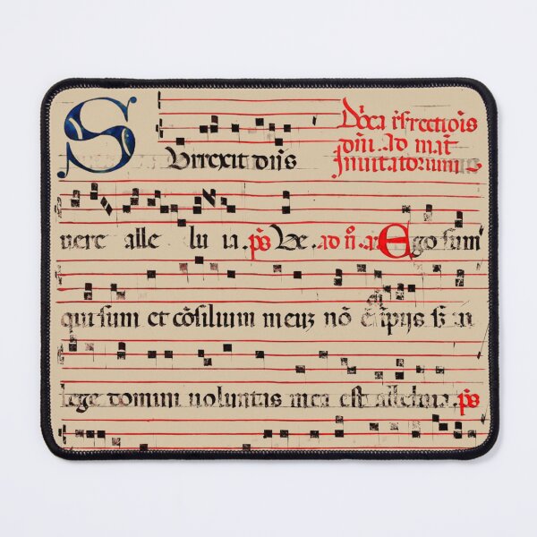 Item preview, Gregorian Chant Medieval Manuscript No. 1 designed and sold by Pixelchicken.