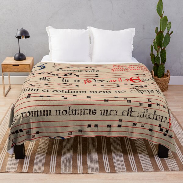 Item preview, Gregorian Chant Medieval Manuscript No. 1 designed and sold by Pixelchicken.