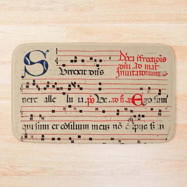Item preview, Gregorian Chant Medieval Manuscript No. 1 designed and sold by Pixelchicken.